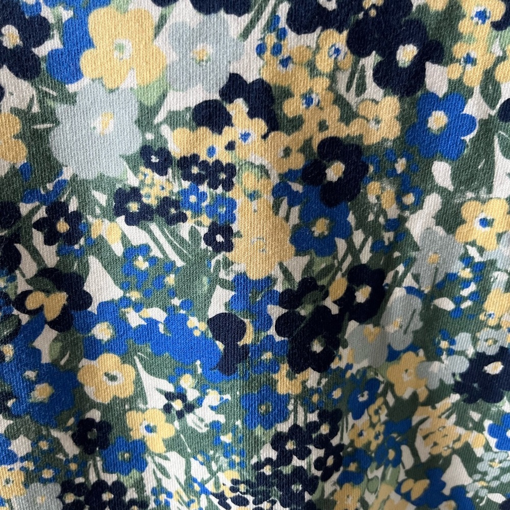 Ann Taylor Women’s Floral Print Sweatshirt Size M Multicolor 100% Cotton NWT - Picture 7 of 9
